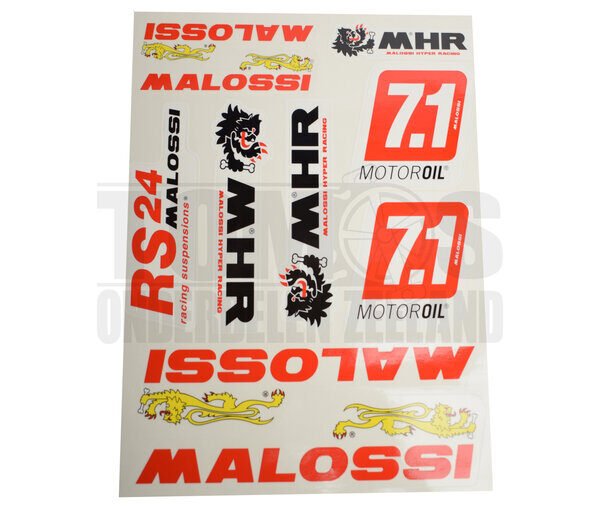 Stickerset Malossi / MHR 10 delig