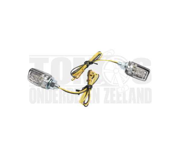 Tomos Knipperlicht led klein zwart set