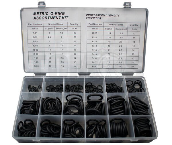 O-Ringen assortiment set 279-delig