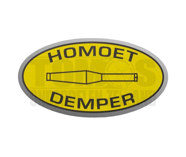 Sticker Homoet P4 Demper origineel