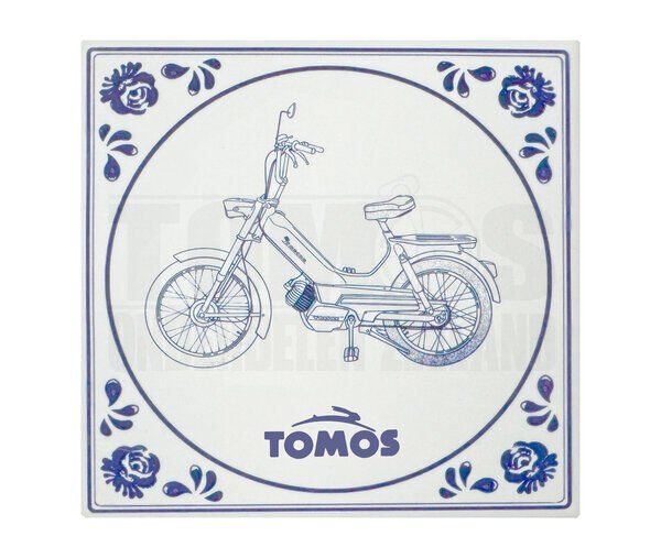 Tomos Tegel delfts blauw 15x15cm A3