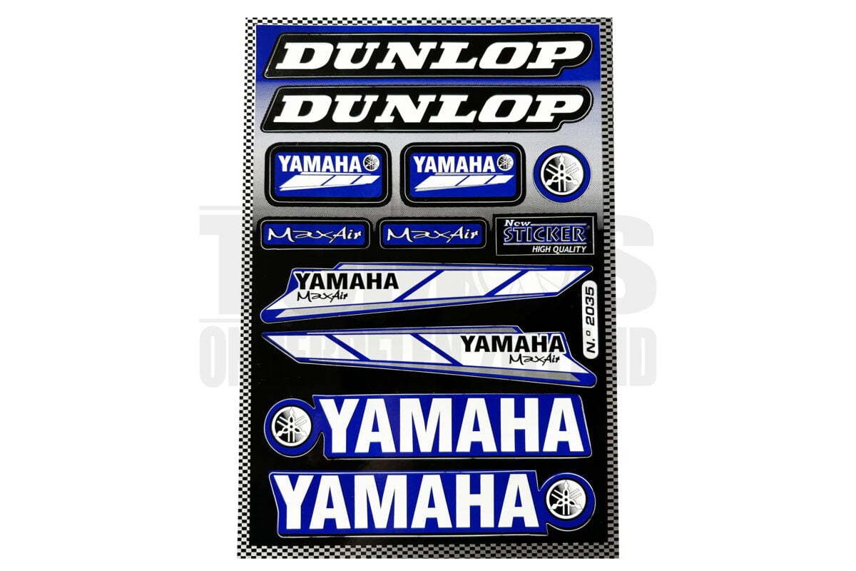 Stickerset sponsor Yamaha / Dunlop 11-delig