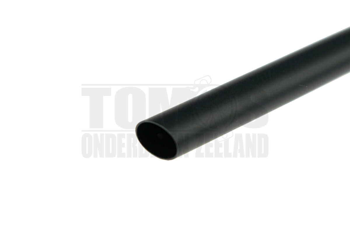 Isolatiekous PVC 6.0mm zwart per meter