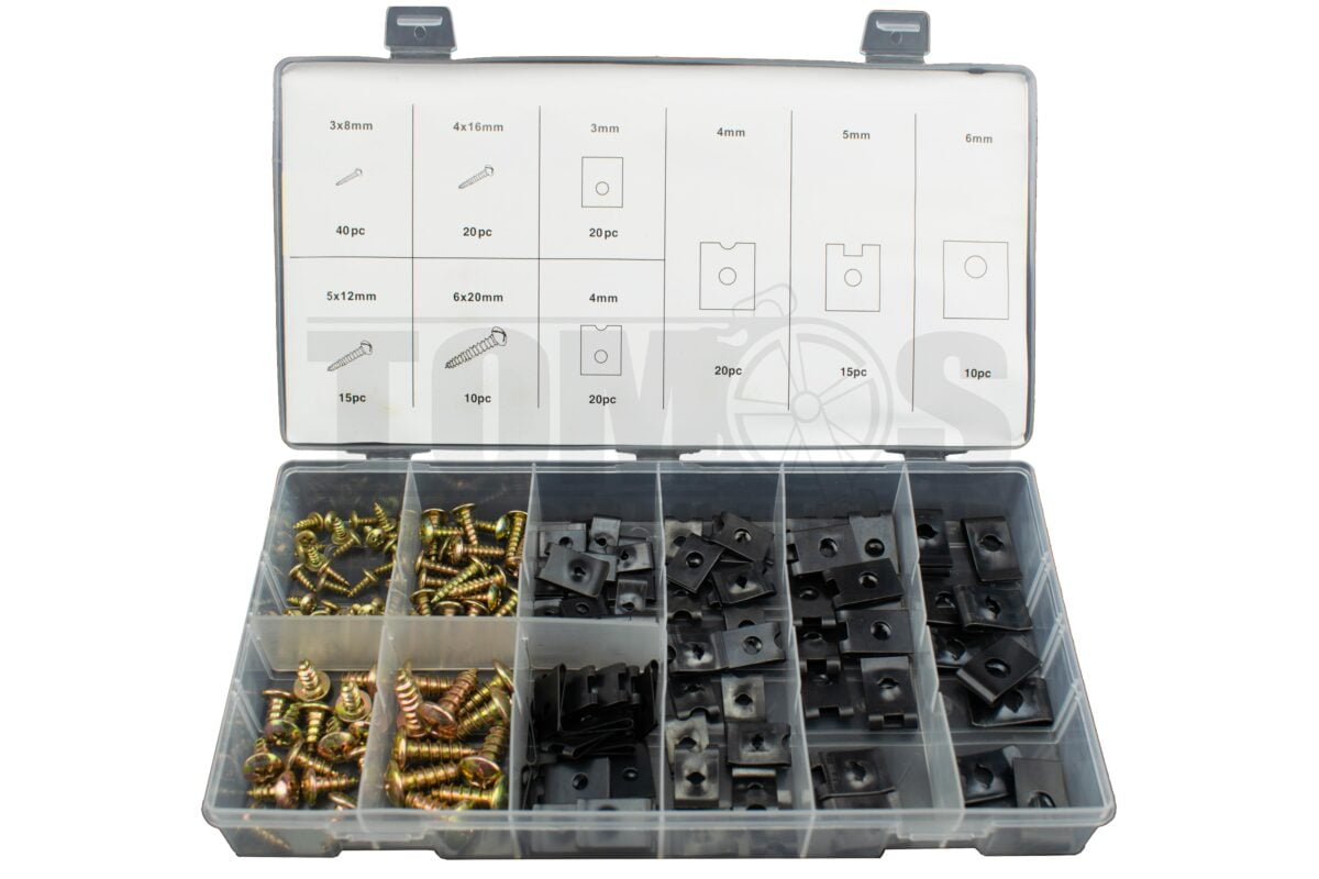 Plaatschroefset parker assortiment set 170-delig