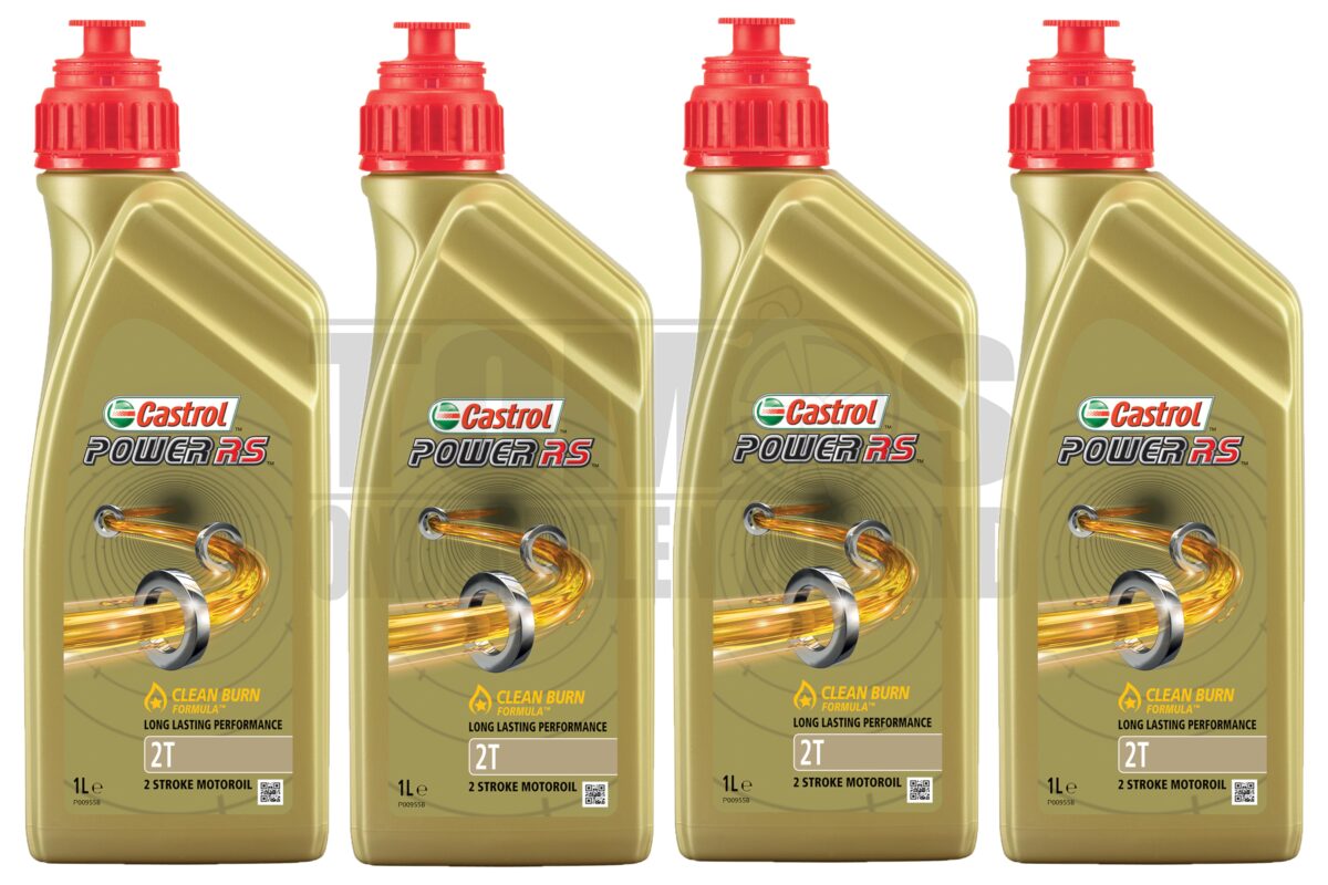 Castrol 2-takt olie Power 1 RS 1 liter (mengsmering) 4 stuks