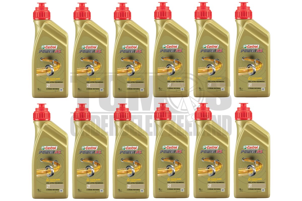 Castrol 2-takt olie Power 1 RS 1 liter (mengsmering) 12 stuks