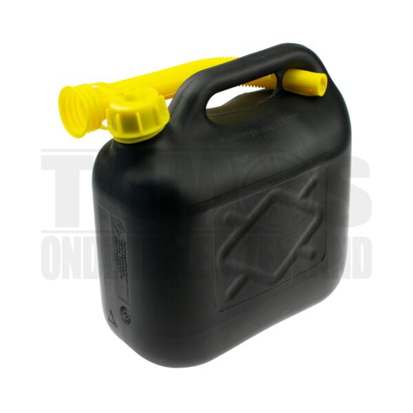 Jerrycan 5 Liter kunststof (brandstoffen) zwart