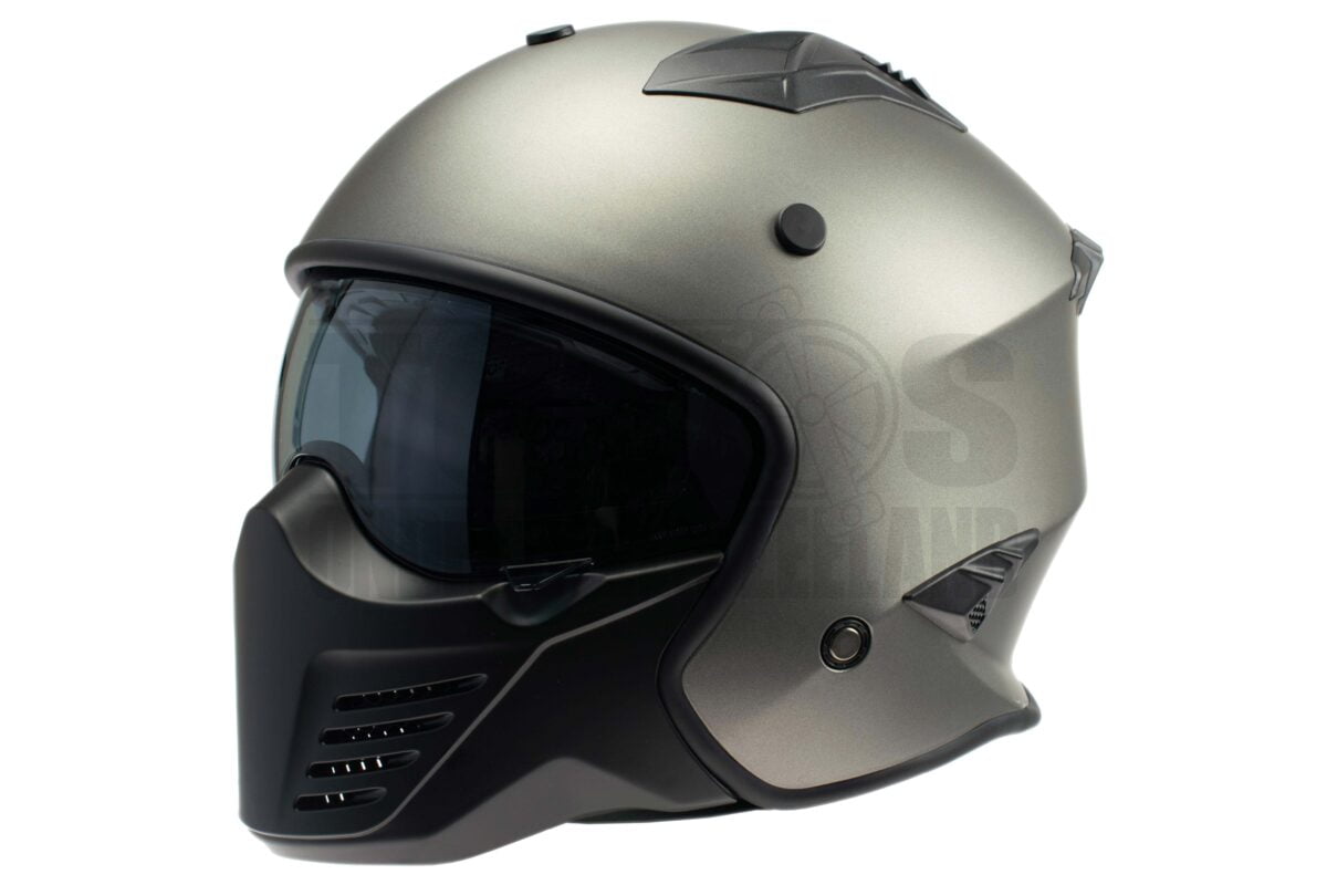 Helm Vito Integraalhelm Bruzano Predator mat titanium