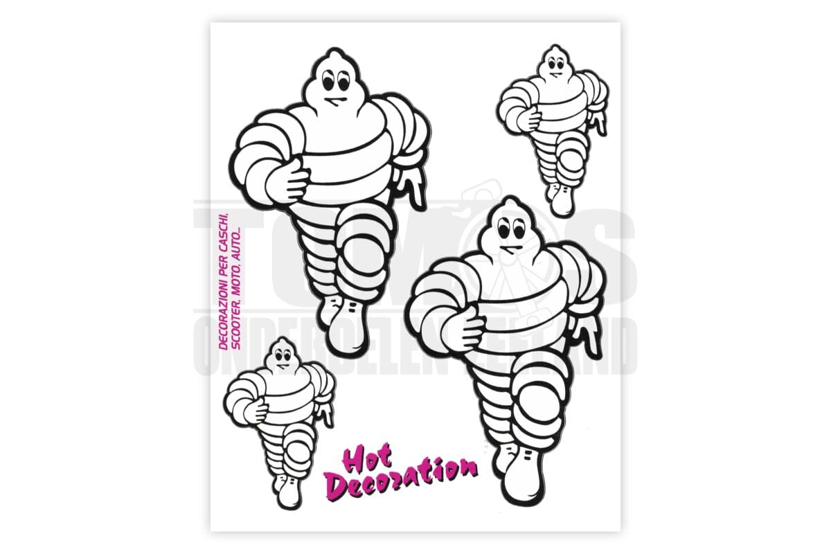 Michelin Stickerset 4-delig versie 2