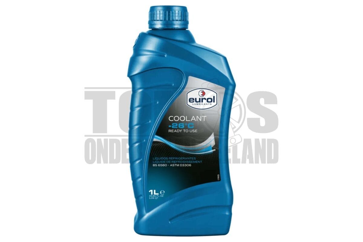 Koelvloeistof BS 6580 Coolant -26°C blauw 1 liter Eurol