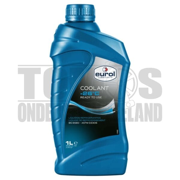 Koelvloeistof BS 6580 Coolant -26°C blauw 1 liter Eurol