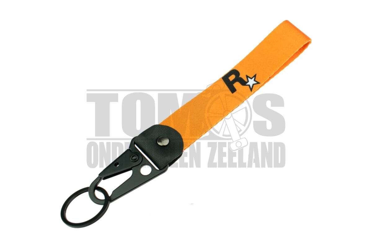 Sleutelhanger Rockstar Games oranje / zwart