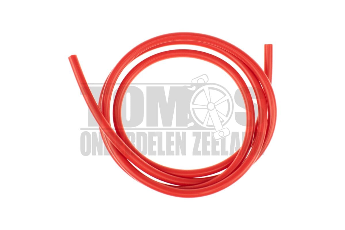 Bougiekabel 5mm dun rood 1 meter universeel